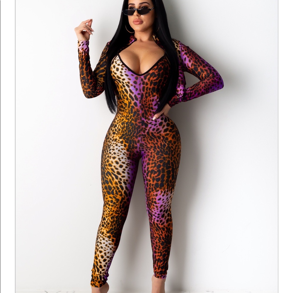 A one piece with matching jacket